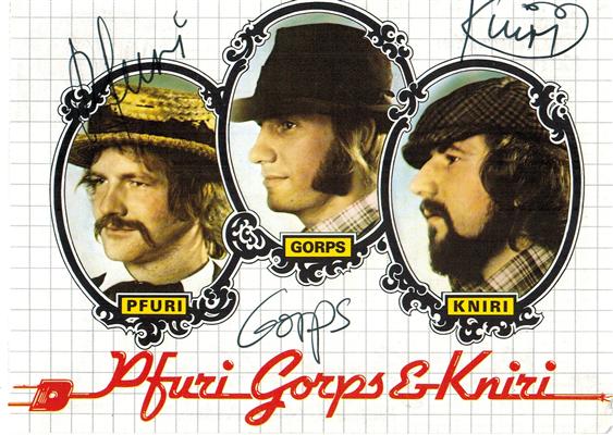 Autogramm-Karte 1978