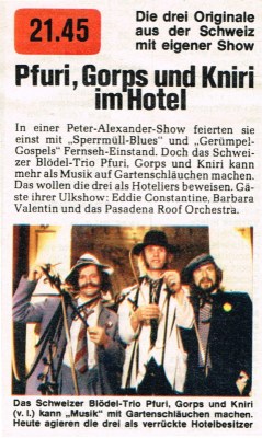 Fernsehwoche 1981