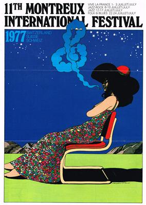 Plakat Jazzfestival Montreux 1977